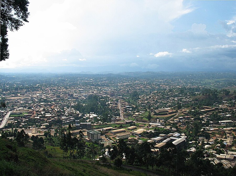 View over the city of Bamenda
